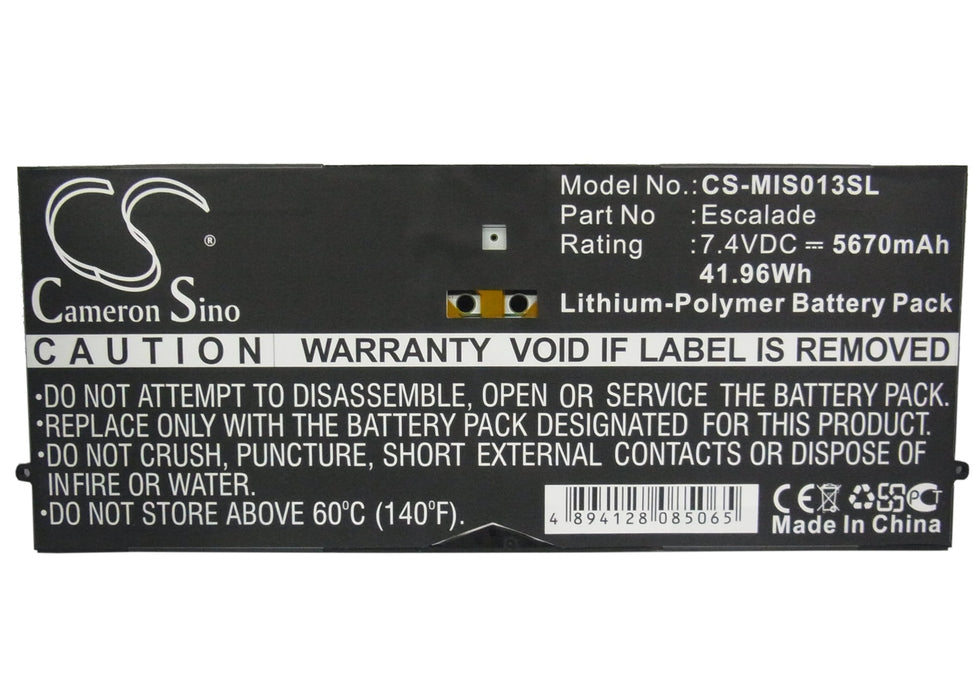 Microsoft 9SR-00013 Surface Pro Surface Pro 1 1514 Surface Pro 2 Surface Pro 2 1601 Surface Pro 64GB Tablet Replacement Battery-5