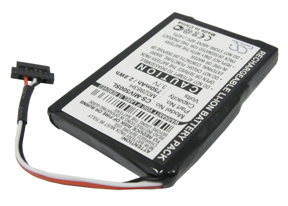 Mitac Mio Moov 500 Mio Moov 510 Mio Moov 560 Mio Moov 580 Mio Spirit 6900LM GPS Replacement Battery-2