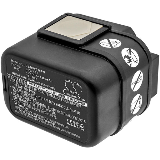 Atlas Copco PES7.2T 2100mAh Replacement Battery-main