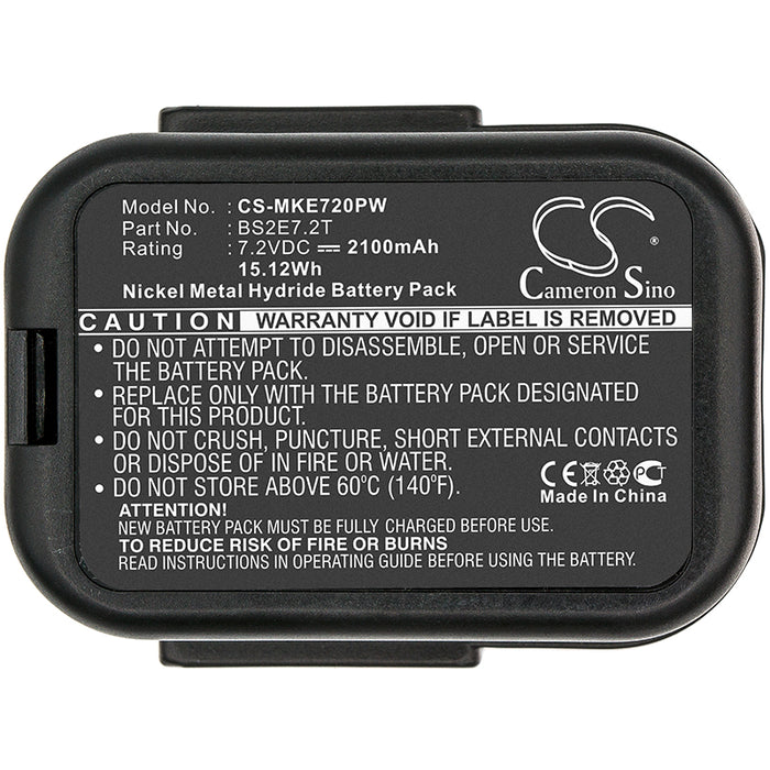 Atlas Copco PES7.2T 2100mAh Replacement Battery-6