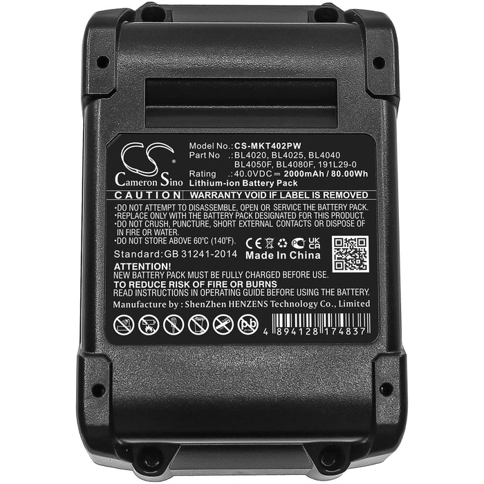 Makita MioWork L1000 MioWork L1040 Power Tool Replacement Battery