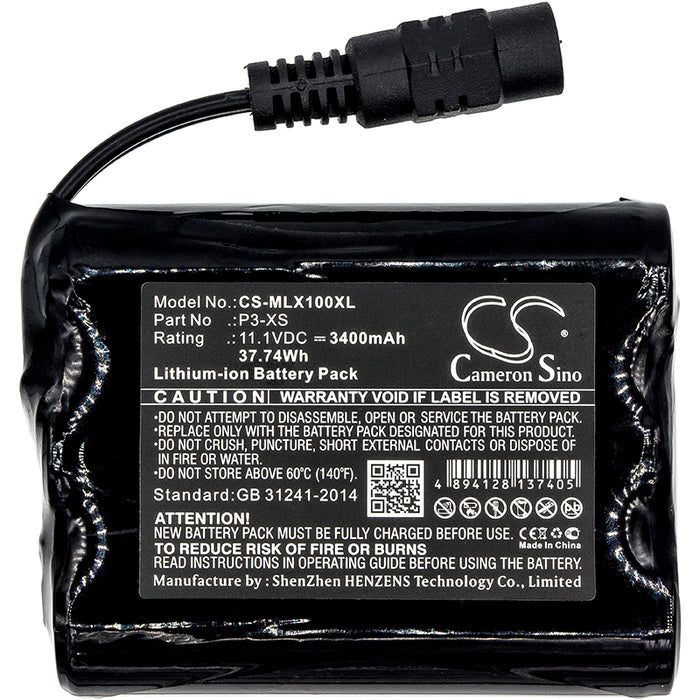 Minelab Sovereign XS 3400mAh Replacement Battery-3
