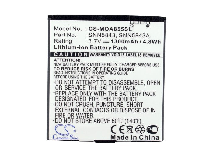 T-Mobile CLIQ MotoSmart Mobile Phone Replacement Battery-5