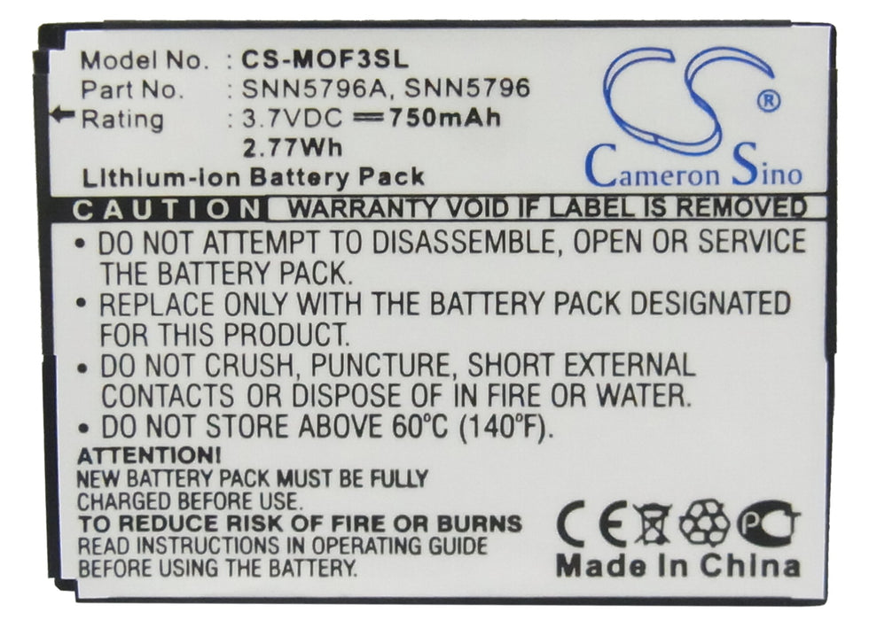 Motorola EM25 EM325 F3 F3C Mobile Phone Replacement Battery-5