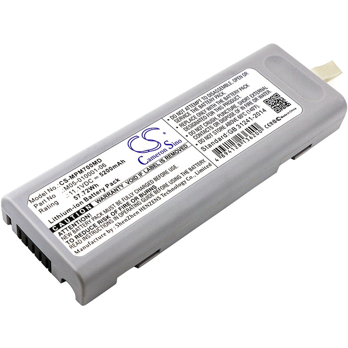 Mindray Accutor Plus Accutor V Accutorr Pl 5200mAh Replacement Battery-main