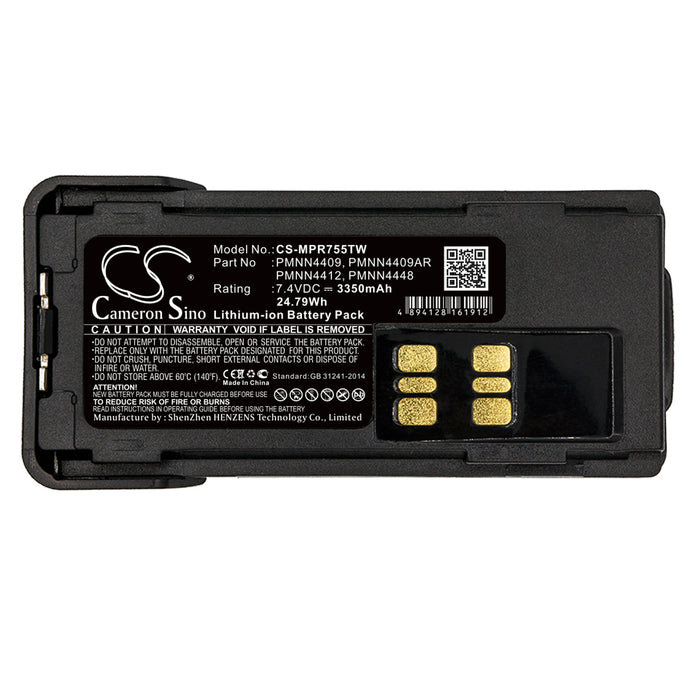 Motorola DP2600E DP4000 DP4400 DP4401 DP4600 DP4601 DP4800 DP4801 GP328D MOTOTRBO DP2600E P8608 P8660 P8668i 3350mAh Two Way Radio Replacement Battery-5