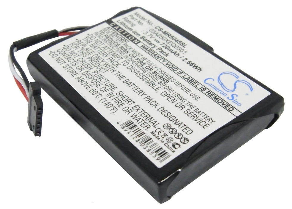 Magellan RoadMate 5045 RoadMate 5045LM Road 720mAh Replacement Battery-main