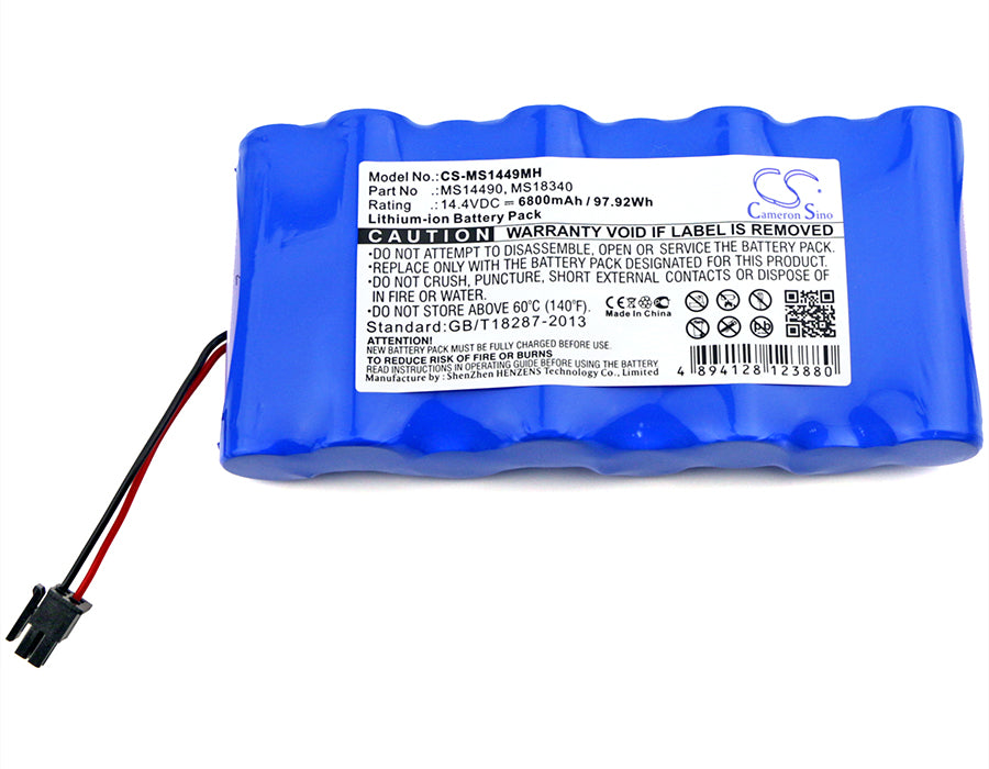 Siemens Drager MS14490 Monitor SC6002XL MS1423 SC7000 SC9000XL 6800mAh Medical Replacement Battery-3