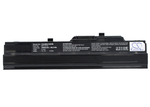 Ahtec Netbook LUG N011 Black 4400mAh Replacement Battery-main