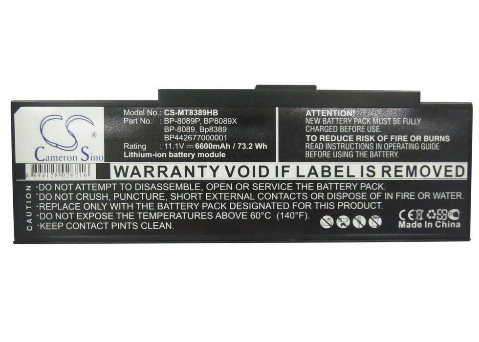 Packard Bell E1245 Easy Note E1 Easy Note E1260 Easy Note E1280 Easy Note E1510 Easy Note E2 Easy Note 6600mAh Laptop and Notebook Replacement Battery-5