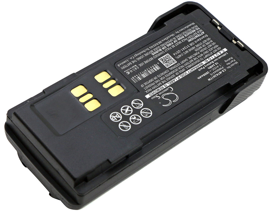 Motorola DP2400 DP-2400 DP2600 DP-2600 XIR P6600 XIR P6620 2600mAh Two Way Radio Replacement Battery-2