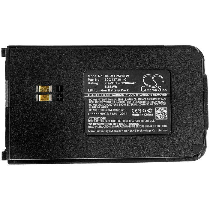 Motorola Clarigo SMP-508 Clarigo SMP-528 SMP-508 SMP-528 Two Way Radio Replacement Battery-5