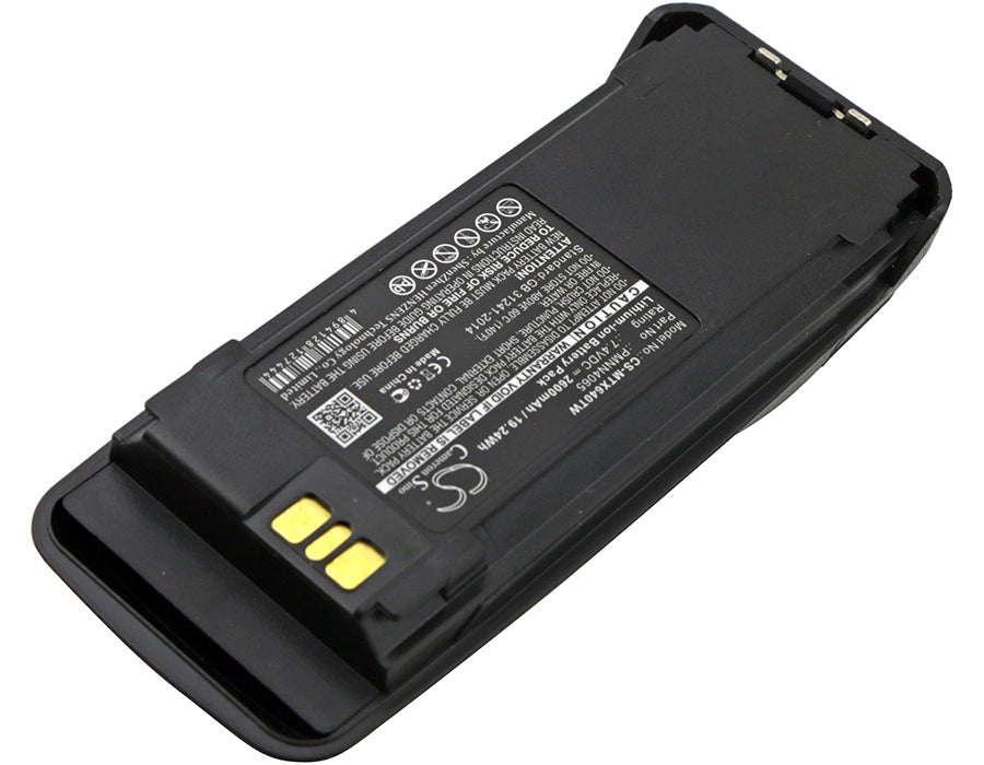 Motorola DGP4150 DGP4150+ DGP6150 DGP6150+ DP3400 DP3401 DP3600 DP3601 DR3000 GTP500 MotoTRBO DGP4150 MotoTR 2600mAh Two Way Radio Replacement Battery-2