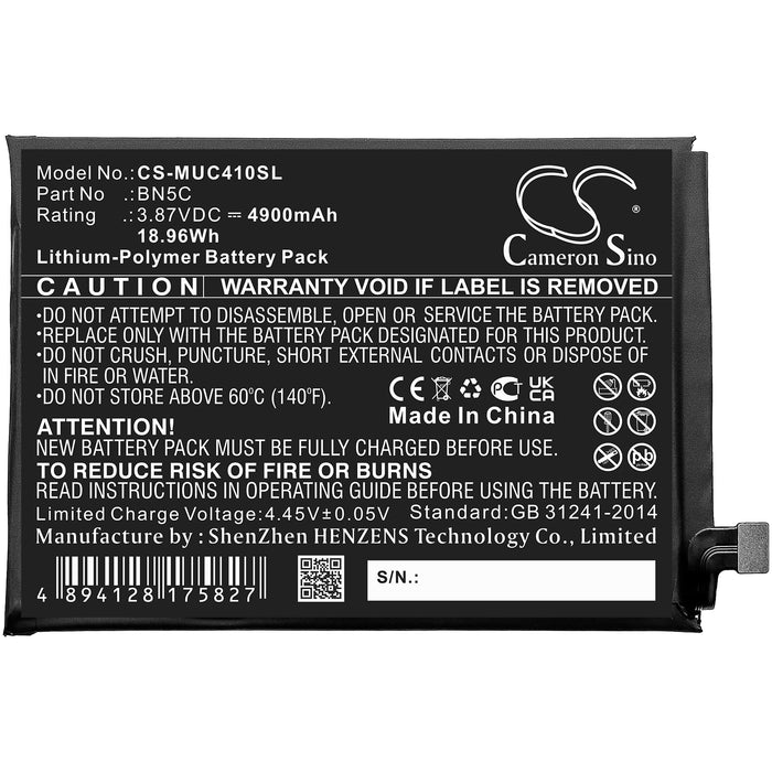 Poco M4 5G MZB0BRZIN Mobile Phone Replacement Battery-3
