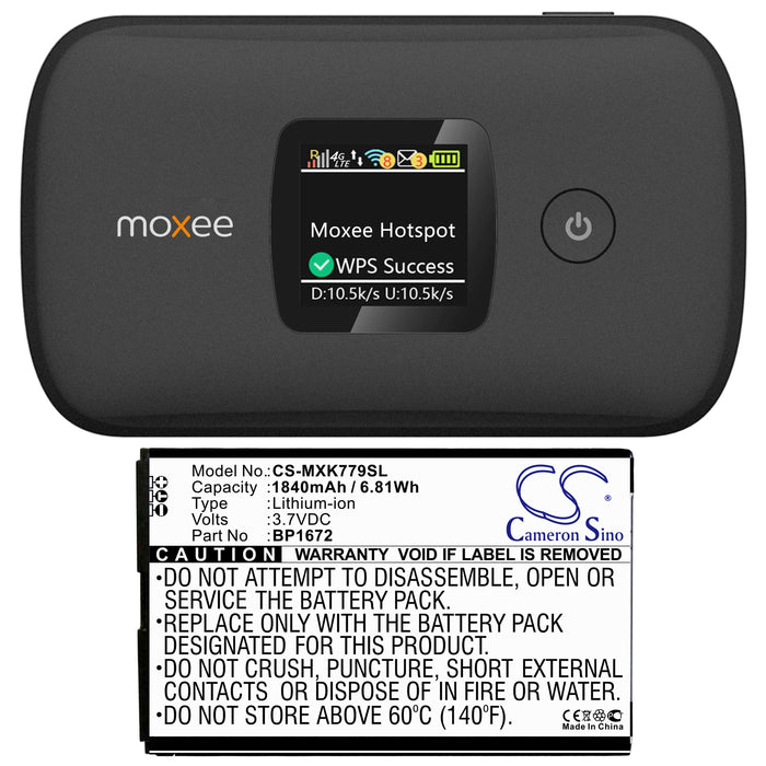 Moxee K779 K779HSDG_P Hotspot Replacement Battery-4