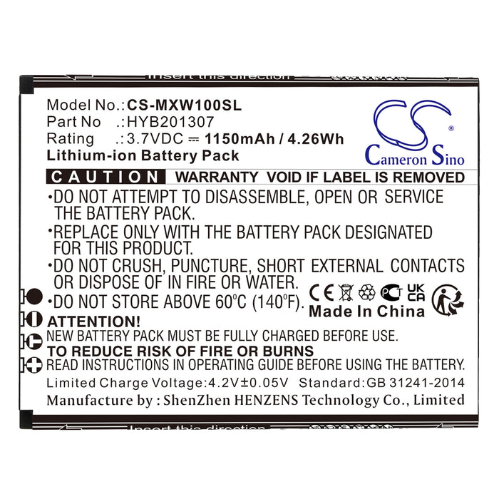 UMX MXW1 Mobile Phone Replacement Battery