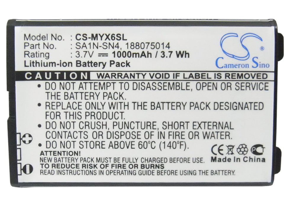 Sagem MYV65 MYV-65 MYV75 MYV-75 MYX6 MY-X6 MYX7 MY-X7 myXT Plus myX-T Plus OT260 OT290 Mobile Phone Replacement Battery-5