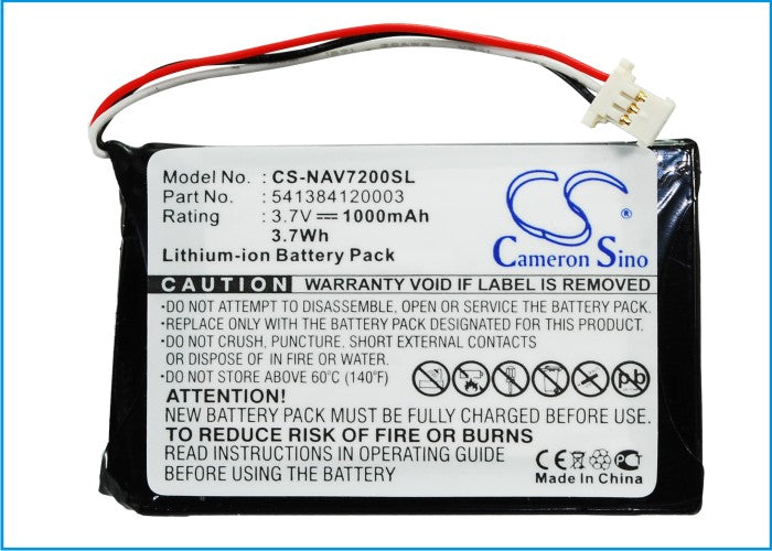 Navigon 72 Easy 72 Plus Live GPS Replacement Battery-5