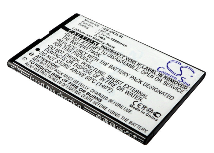 Nokia 303 603 Asha 303 Glory Lumia 505 Lum 1000mAh Replacement Battery-main