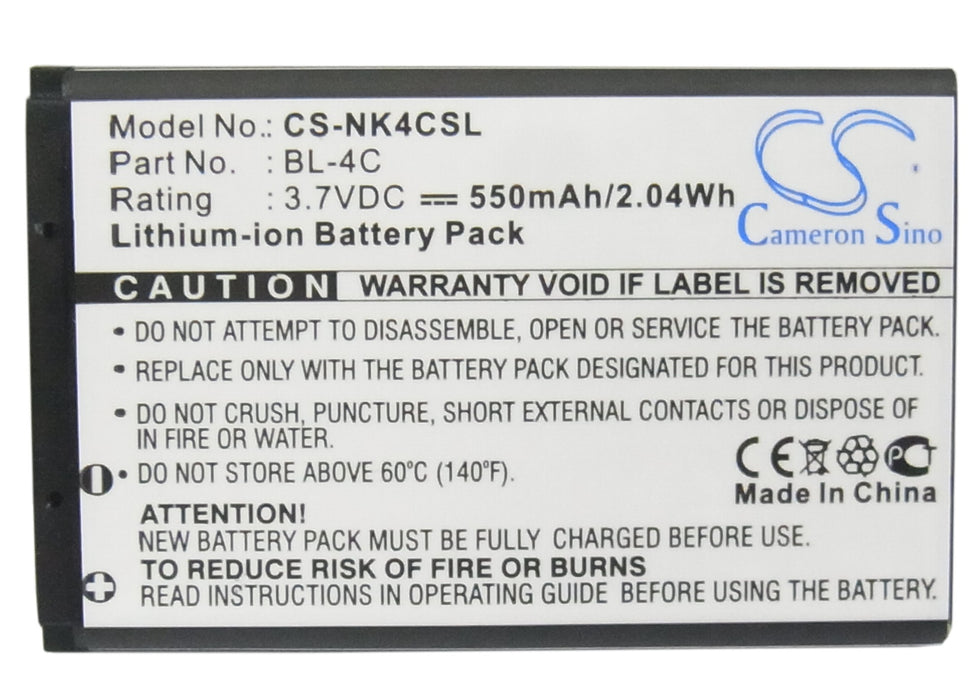 BBK i267 i508 i509 i518 i531 i606 K203M V205 V206 550mAh Mobile Phone Replacement Battery-5