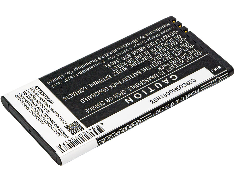 Microsoft Lumia 550 Lumia 730 Lumia 730 Dual SIM Lumia 735 Lumia 735 Dual SIM Lumia 738 RM-1038 RM-1040 RM-11 2200mAh Mobile Phone Replacement Battery-4