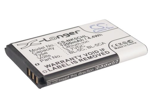 Teltonika GH3000 GH4000 MH20 Black Barcode 1200mAh Replacement Battery-main