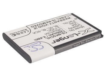Hyundai MBD125 MBD125 Dual S Black Barcode 1200mAh Replacement Battery-main