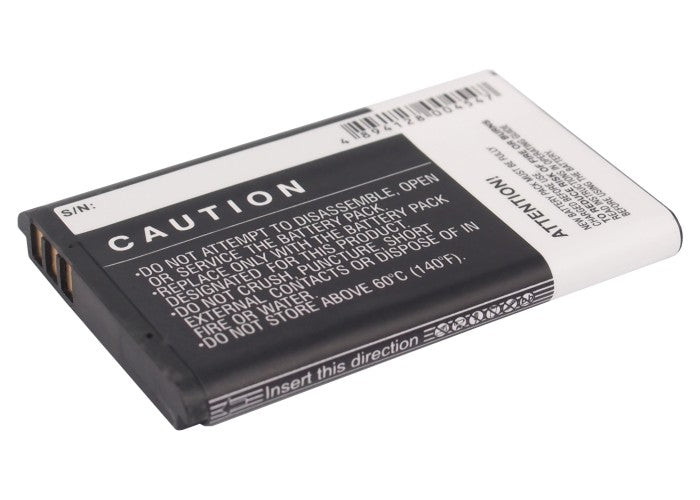 Vibo K520 Black Barcode 1000mAh Replacement Battery-4