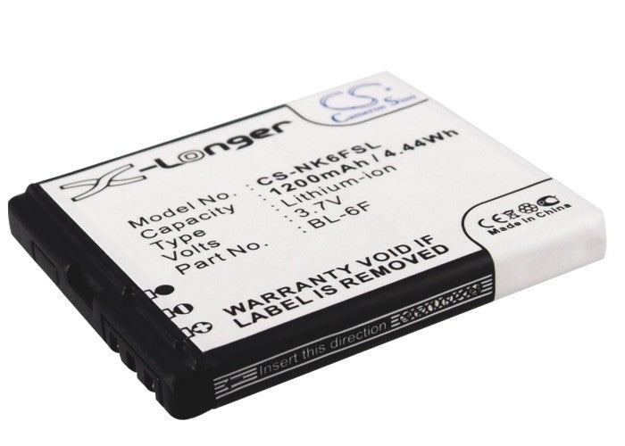 Nokia N78 N79 N95 8GB Replacement Battery-main
