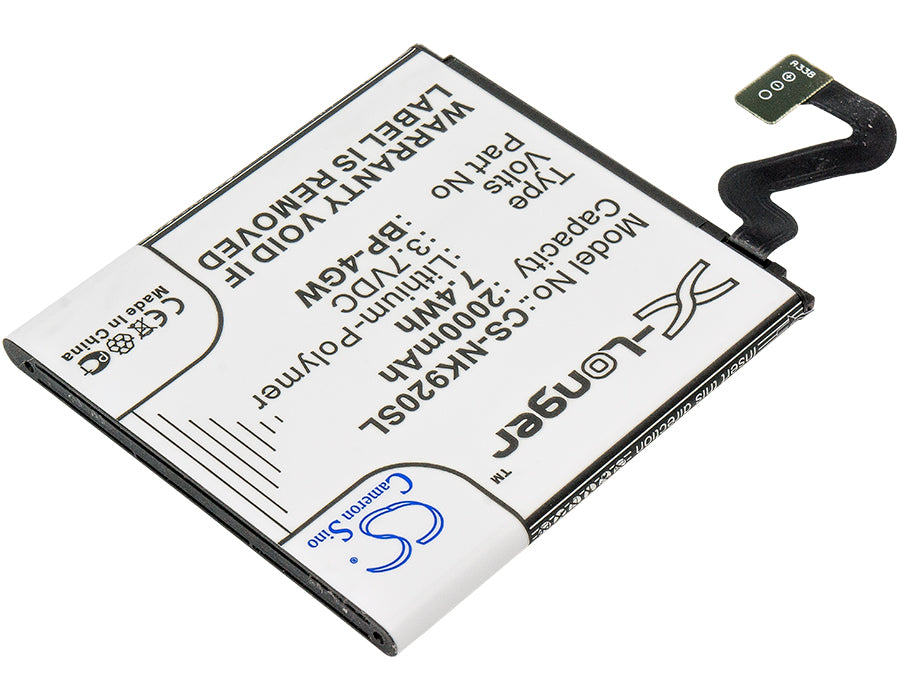 Nokia Lumia 920 Lumia 920 4G Lumia 920.2 Lumia 920T Phi Mobile Phone Replacement Battery-2