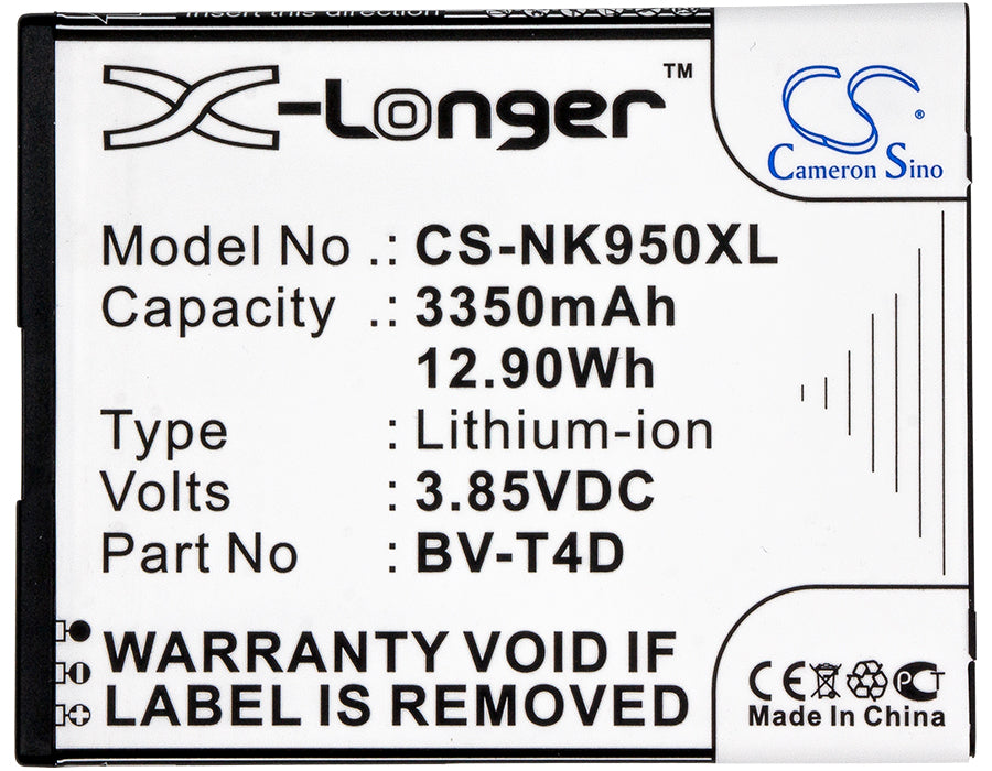 Nokia Cityman Lumia 950 XL Lumia 950 XL Dual SIM 3350mAh Mobile Phone Replacement Battery-5