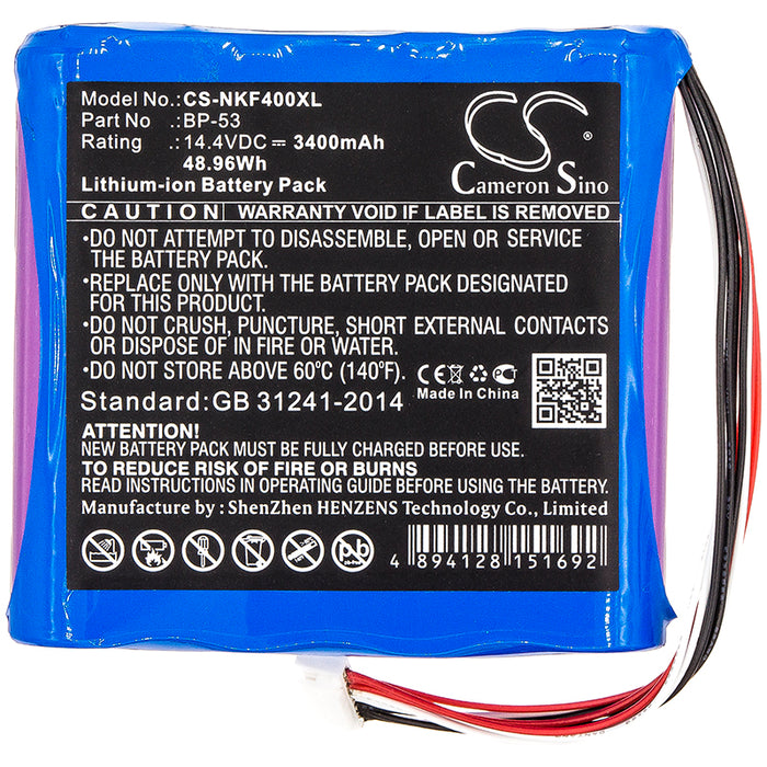 Nissin KF4 KF4A 3400mAh Replacement Battery-3
