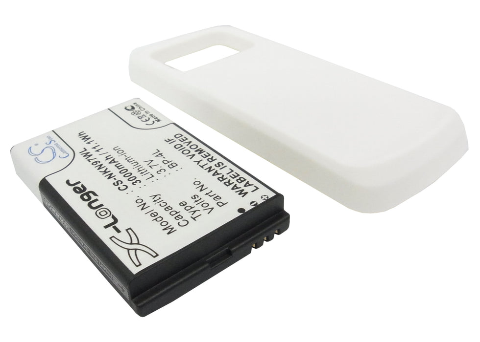 Nokia N97 3000mAh White Mobile Phone Replacement Battery