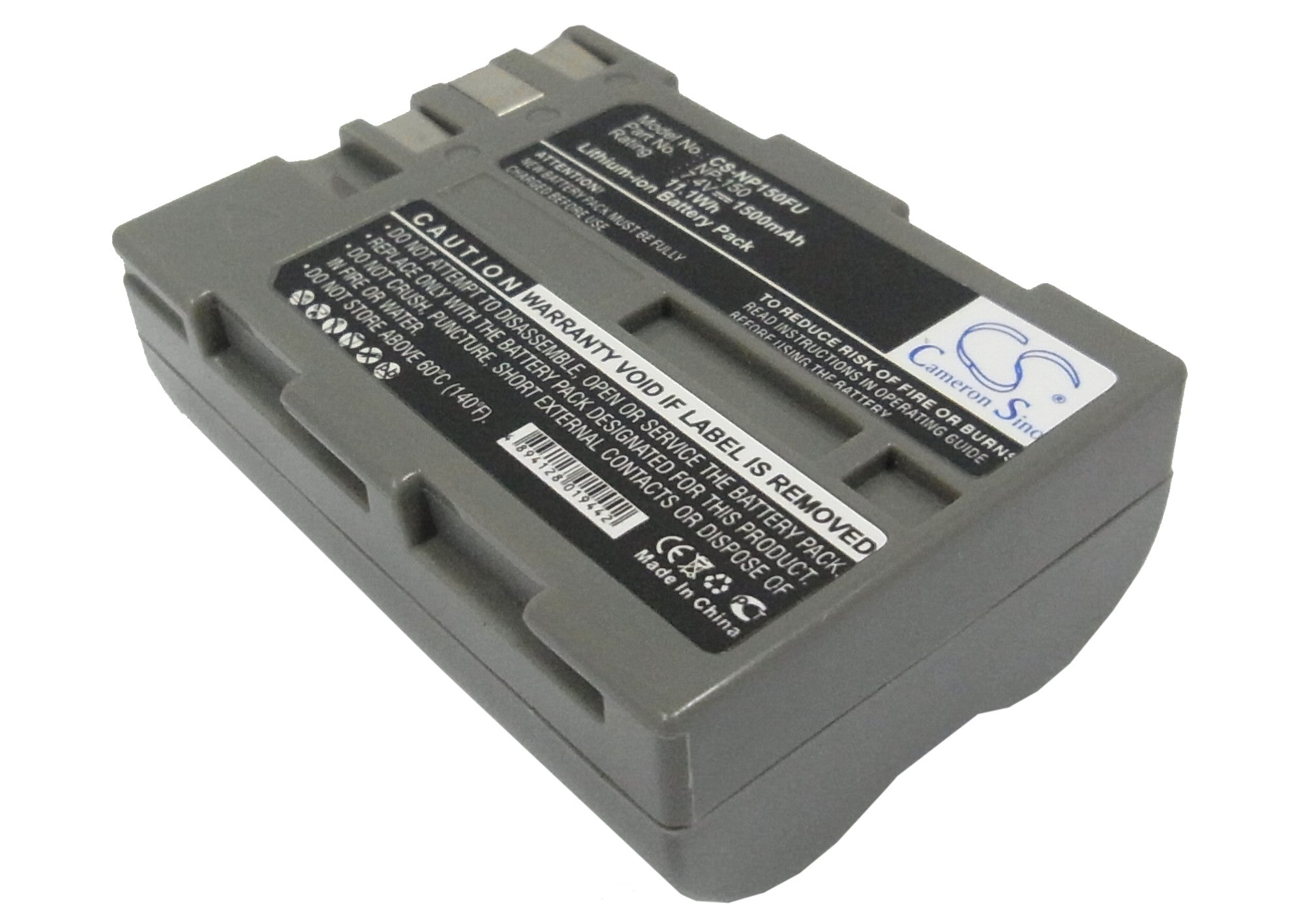 Fujifilm BC-150,FinePix S5 pro,IS Pro Camera Replacement Battery