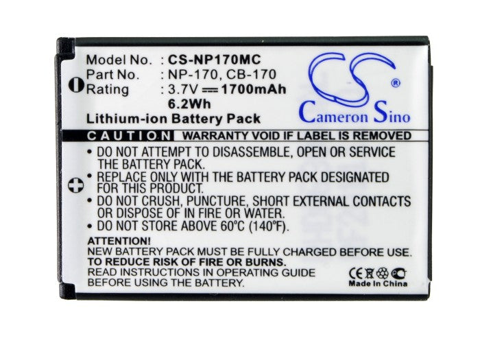 Ordro HDV-D325 HDV-D370 Camera Replacement Battery-5