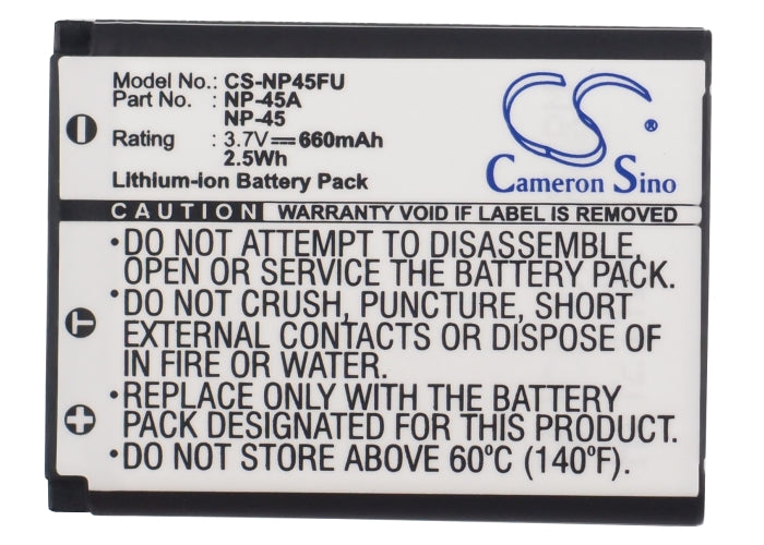 Praktica Luxmedia 12-Z4 Luxmedia 12-Z4TS Luxmedia 12-Z5 Luxmedia 14-04 Luxmedia 14-Z4 Luxmedia 14-Z4 petrol Luxmedia 660mAh Camera Replacement Battery-5