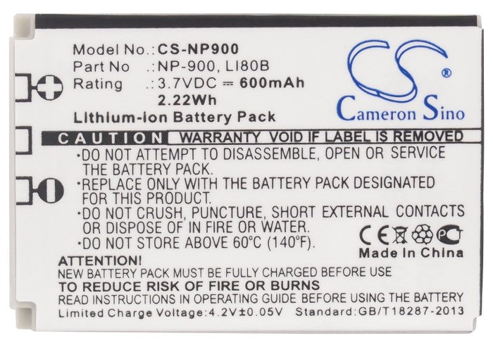 Polaroid T830 T830A Camera Replacement Battery-5