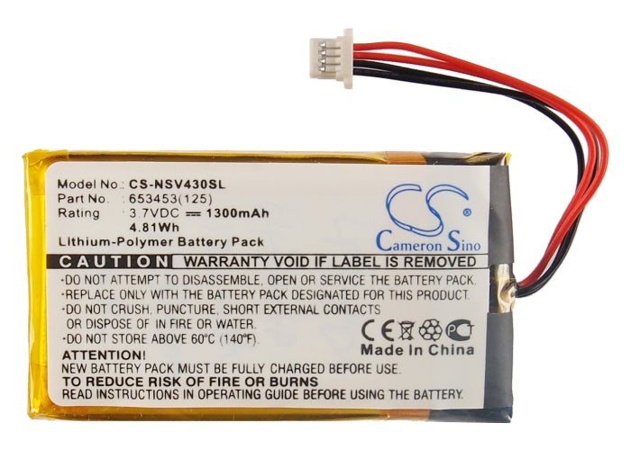Insignia NS-NCV43 GPS Replacement Battery-5