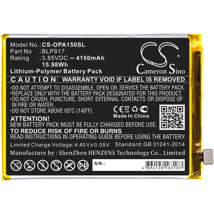 Oppo A15 A15 2020 CPH2185 Mobile Phone Replacement Battery-3