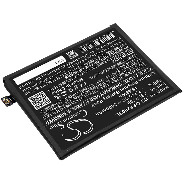 OPPO FZ-G1A FZ-G1B FZ-G1C FZ-G1F FZ-G1J FZ-G1K FZ-G1L FZ-G1M FZ-G1N iCON CS35 10 Toughpad FZ-G1 Mobile Phone Replacement Battery-2