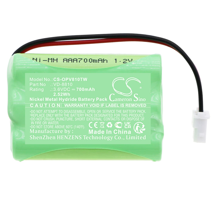 Optex iVision Wireless Two-Way Inter intercom Replacement Battery