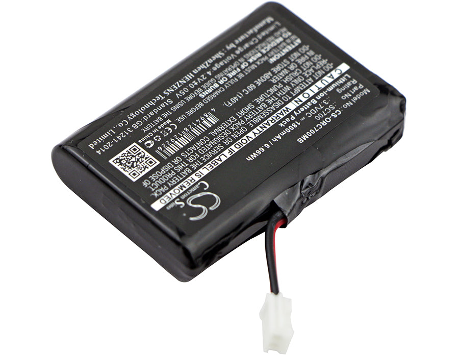 Oricom SC700 Secure 700 1800mAh Baby Monitor Replacement Battery-2