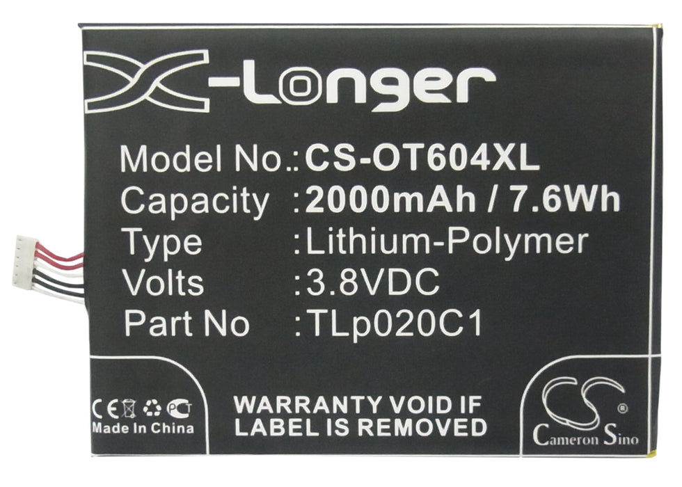TCL S950 S950T Mobile Phone Replacement Battery-5