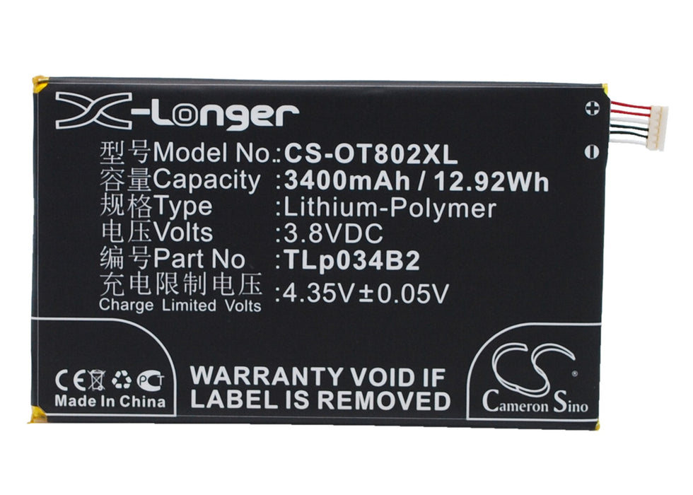 TCL N3Y910T Y910 Y910T Replacement Battery-main