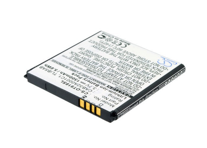 Alcatel One Touch 918 Mix OT-918 Mix 1500mAh Mobile Phone Replacement Battery-3