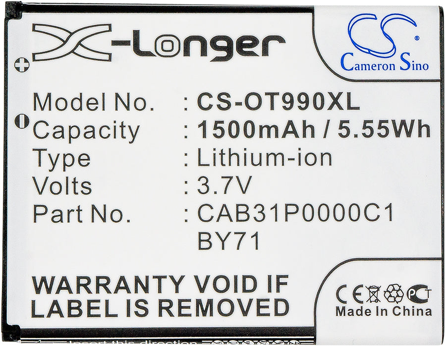 Virgin Mobile Venture VM2045 1500mAh Mobile Phone Replacement Battery-5