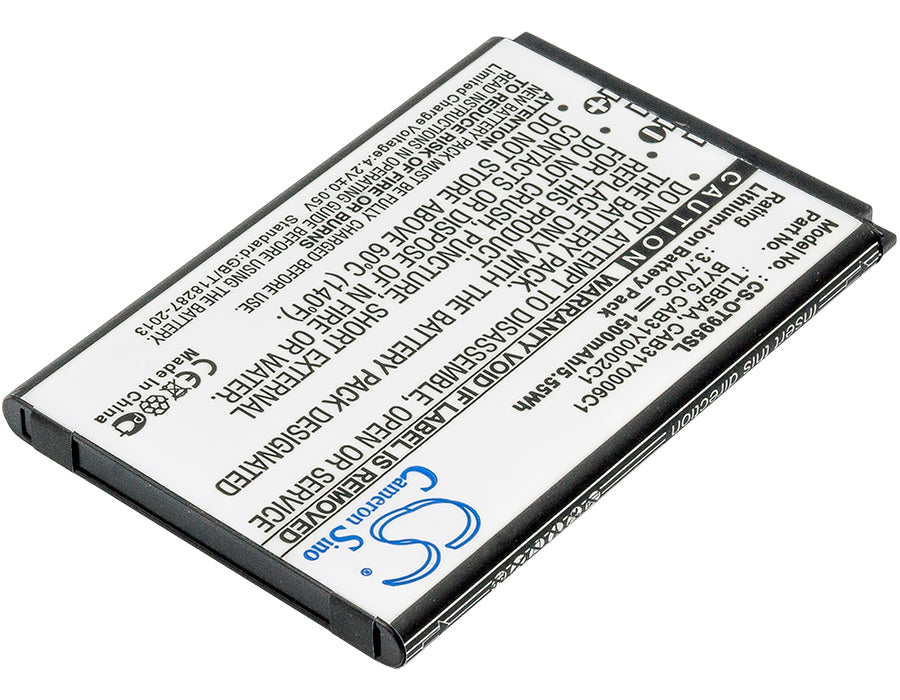TCL A860 A968 A998 U980 W989 1500mAh Mobile Phone Replacement Battery-2
