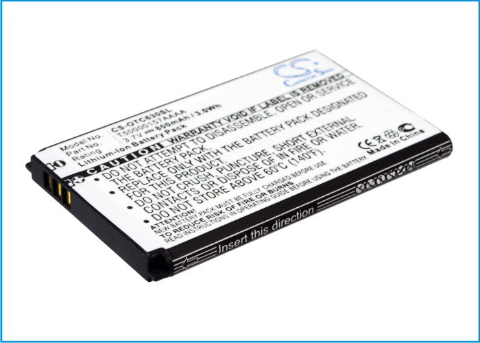 Alcatel Mandarina Duck One Touch C630 One Touch C630A One Touch C635 One Touch C701 One Touch C707 One Touch C717 One Mobile Phone Replacement Battery-2