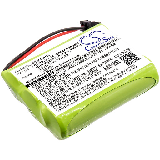 Sanyo 23621 3N-600AA(mtm) CL-100W CL-200 CL 700mAh Replacement Battery-main