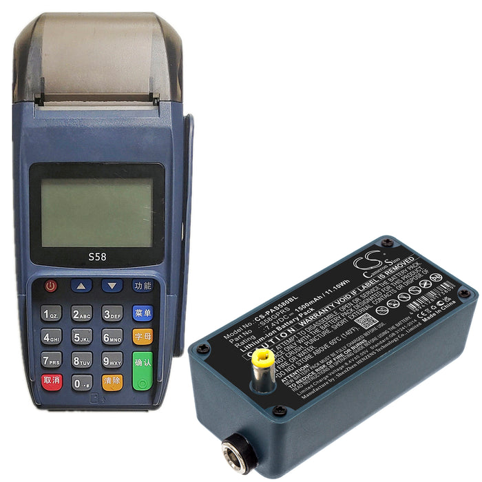 Pax Trimble MS5 Trimble MS5N Payment Terminal Replacement Battery-4